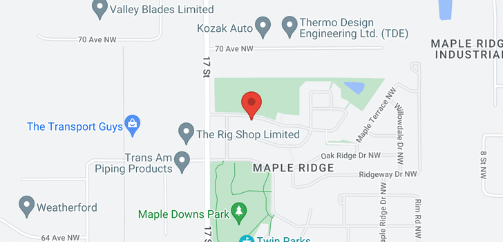map of 303 Maple Wood DR SE